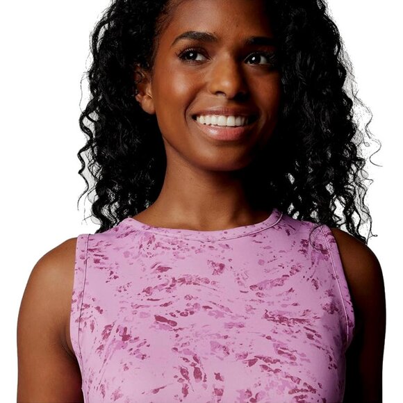 NWT Columbia PFG Womens Size Medium Purple Freezer Tank Mini Dress NEW - Picture 2 of 4